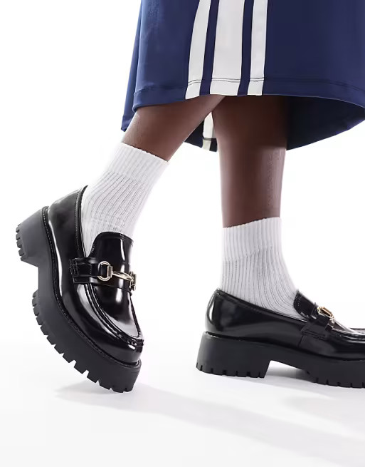 ASOS DESIGN Monster chunky loafers in black | ASOS | ASOS (Global)