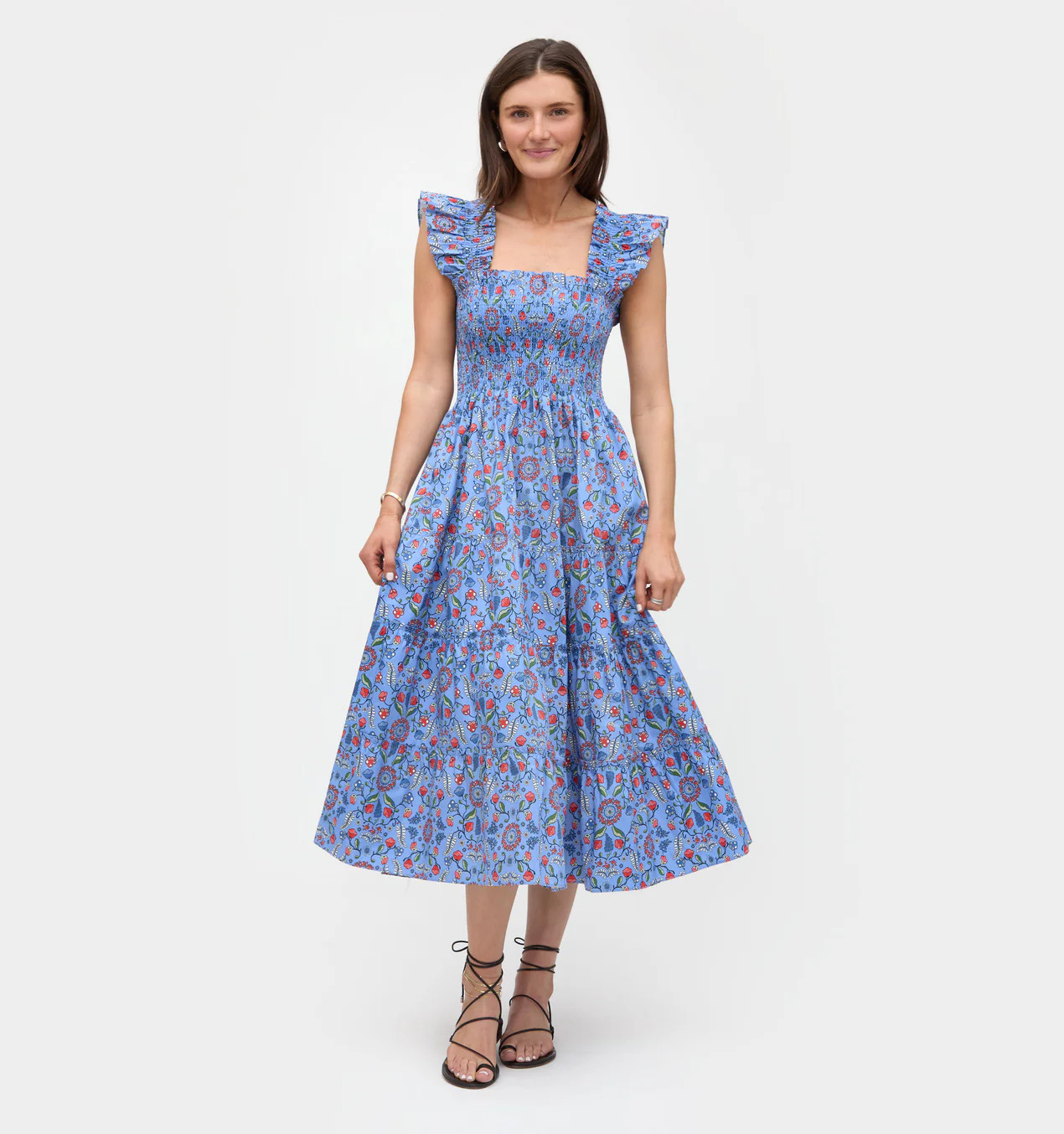 The Ellie Nap Dress - Swedish Floral | Hill House Home