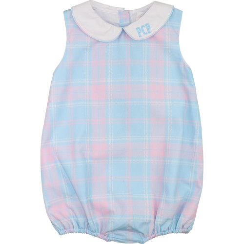 Blue And Pink Plaid Bubble | Cecil and Lou
