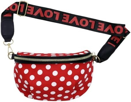 Kids Girls & Boys Cute Sling Bag Women Waist Bag Polka Dot Small Fanny Pack Belt Bag Phone Purse ... | Amazon (US)