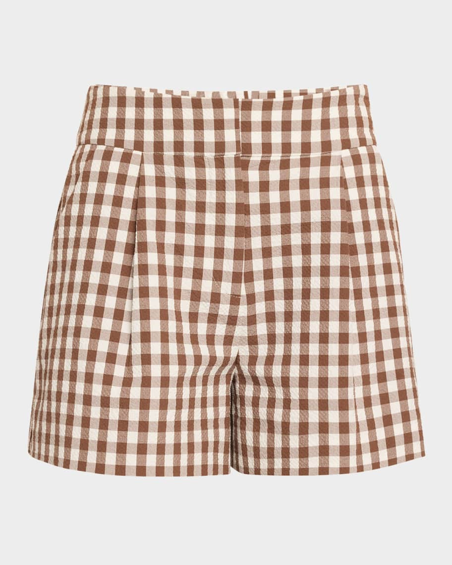 Haina Gingham Shorts | Neiman Marcus