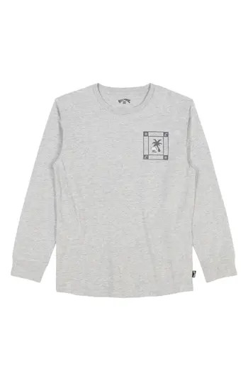 Billabong Kids' Window Graphic T-Shirt in Grey Heather at Nordstrom Rack, Size L (14-16) | Nordstrom Rack