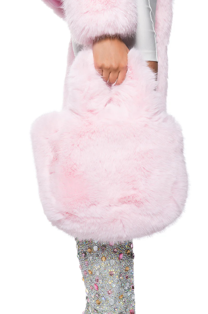 BCARDI LUXE FAUX FUR TOTE | AKIRA