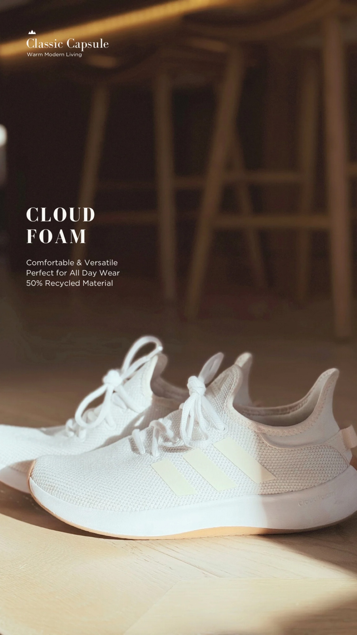 All day comfort walking shoes. 

(I walked 15k one day in these and not a blister or sore foot in site.) 

White sneakers 
White shoes
Comfortable shoes 
Walking shoes 
Gym shoes 

#LTKMostLoved #LTKActive #LTKFitness