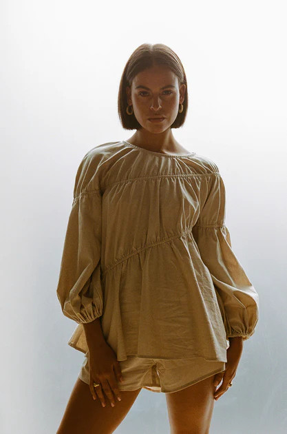 Akel Top - Tan | SABO SKIRT (Global)