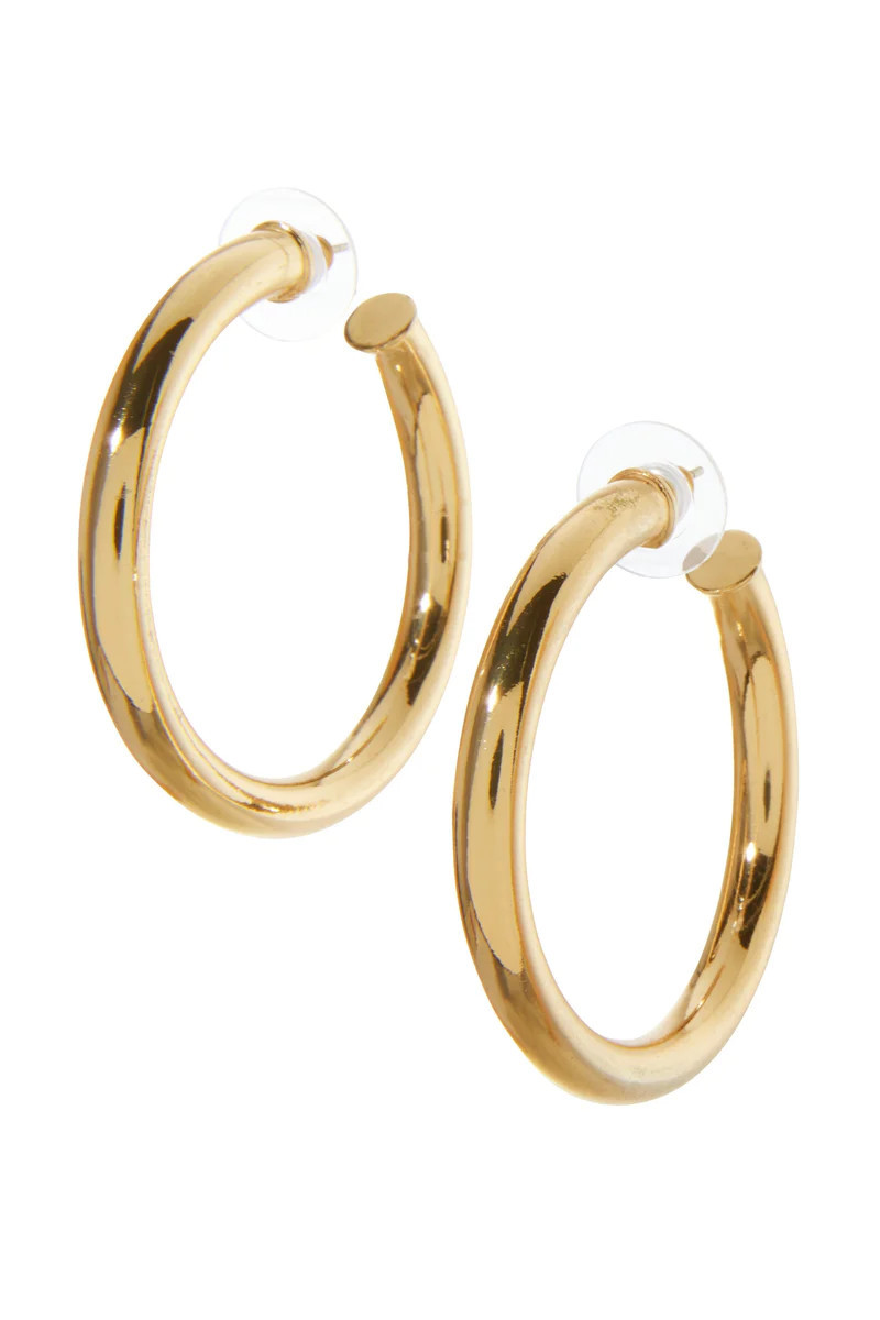 Statement Hoop Earring Gold | Boston Proper