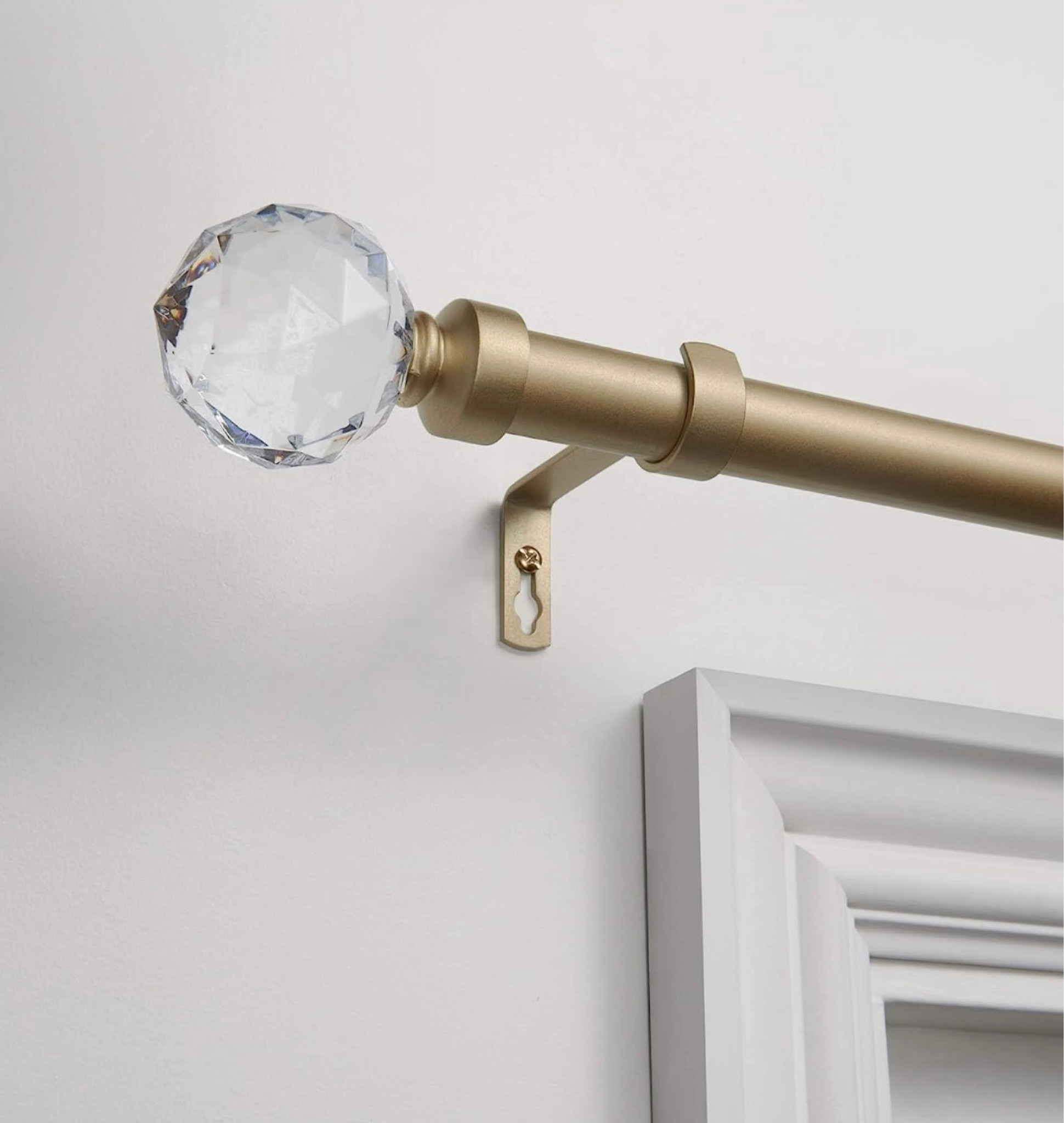 Gold, crystal curtain rod, glamour, elegant home decor interior decorating home design, Crystal knob

#LTKsalealert #LTKhome #LTKstyletip