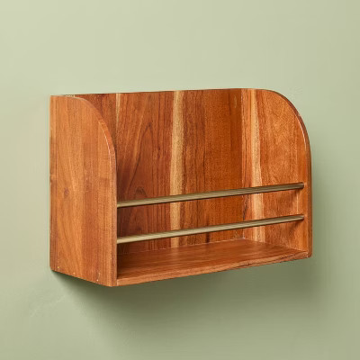 Vinyl Wall Hanging Storage Wood - Hearth & Hand™ with Magnolia | Target