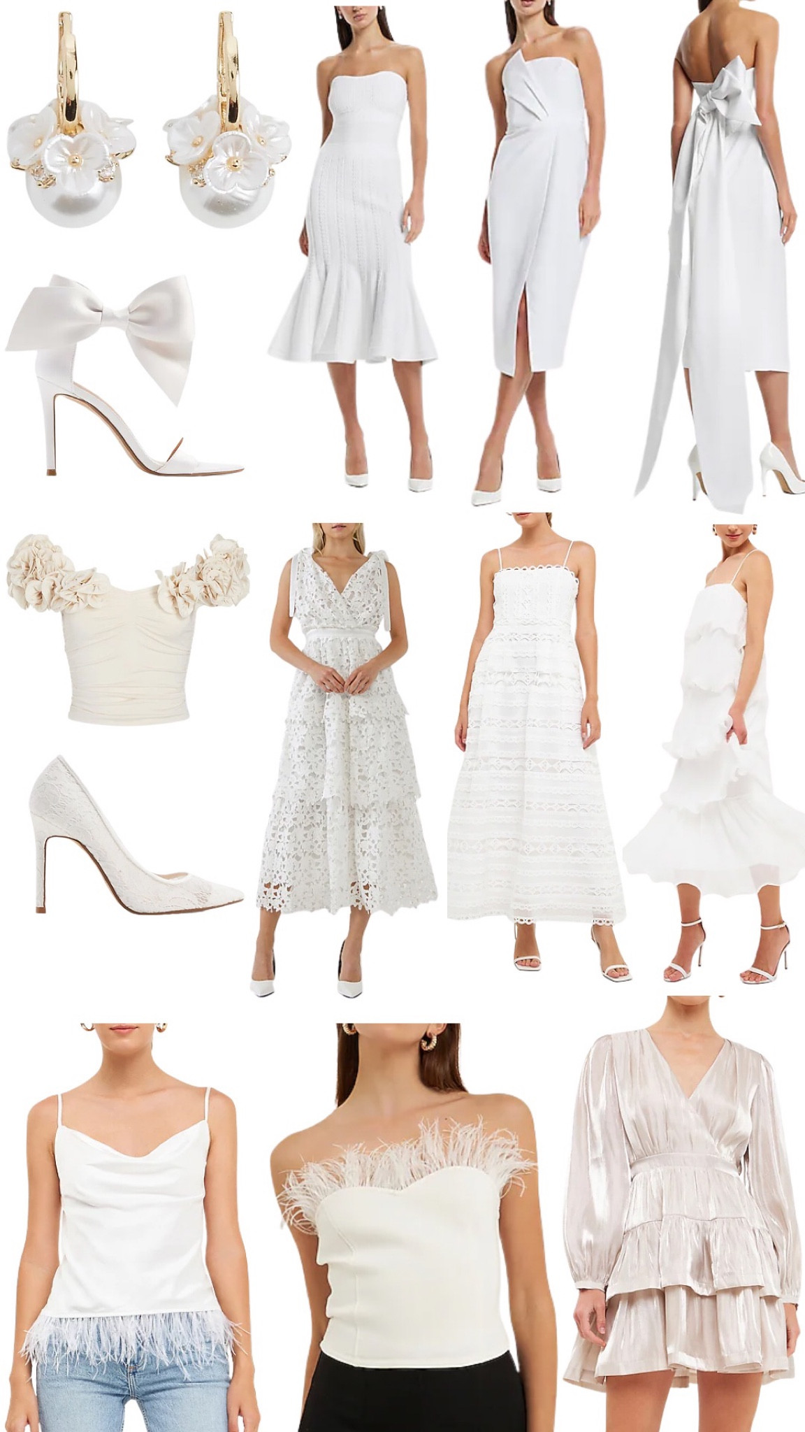 Bridal // white dress // express // feather // bridal shower // rehearsal dinner // bridal // wedding // bride 

#LTKwedding #LTKunder100