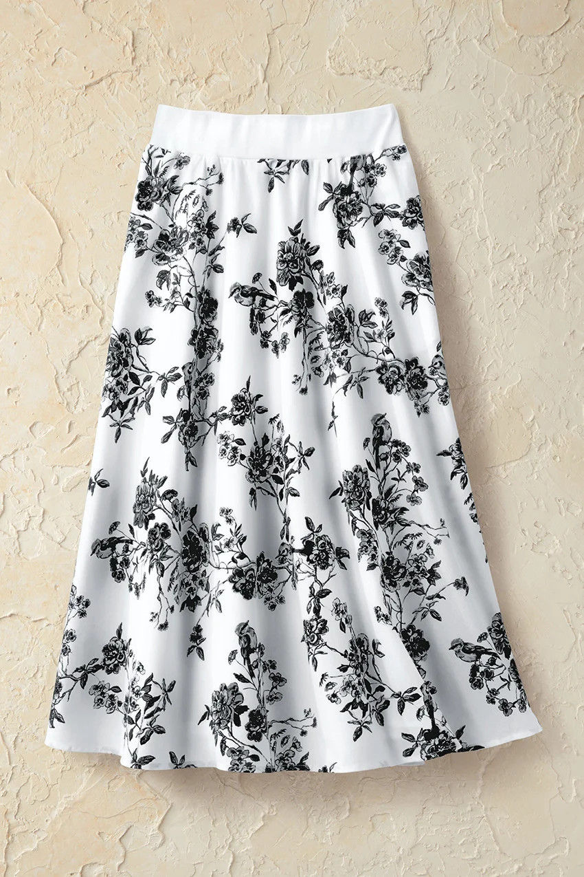Garden Song Maxi Skirt | Coldwater Creek