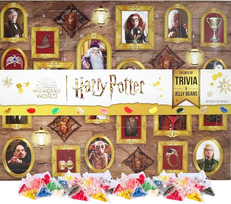 Harry Potter™ Trivia Advent Calendar with 6.7 oz of Jelly Beans | Amazon (US)