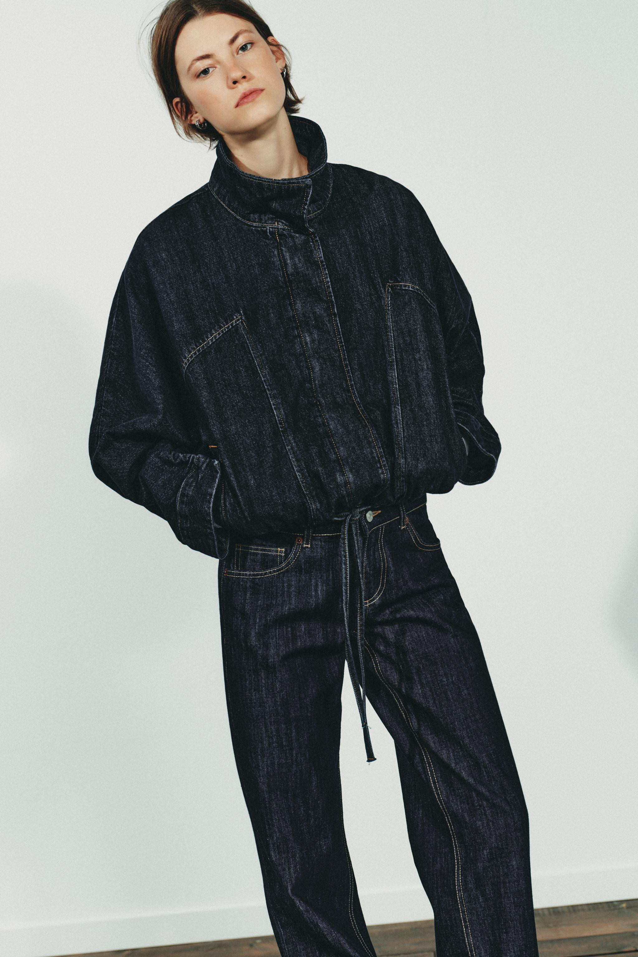 TRF BATWING SLEEVE DENIM JACKET | Zara UK