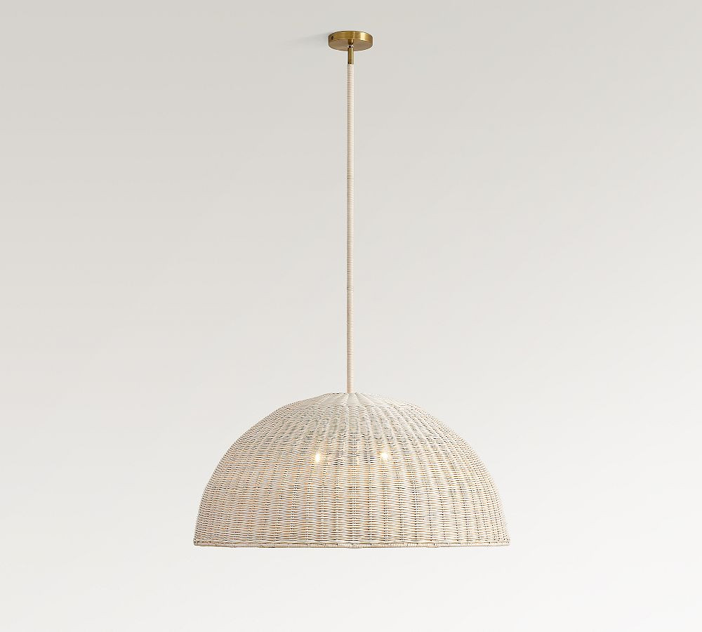Marion Woven Dome Pendant (34") | Pottery Barn (US)
