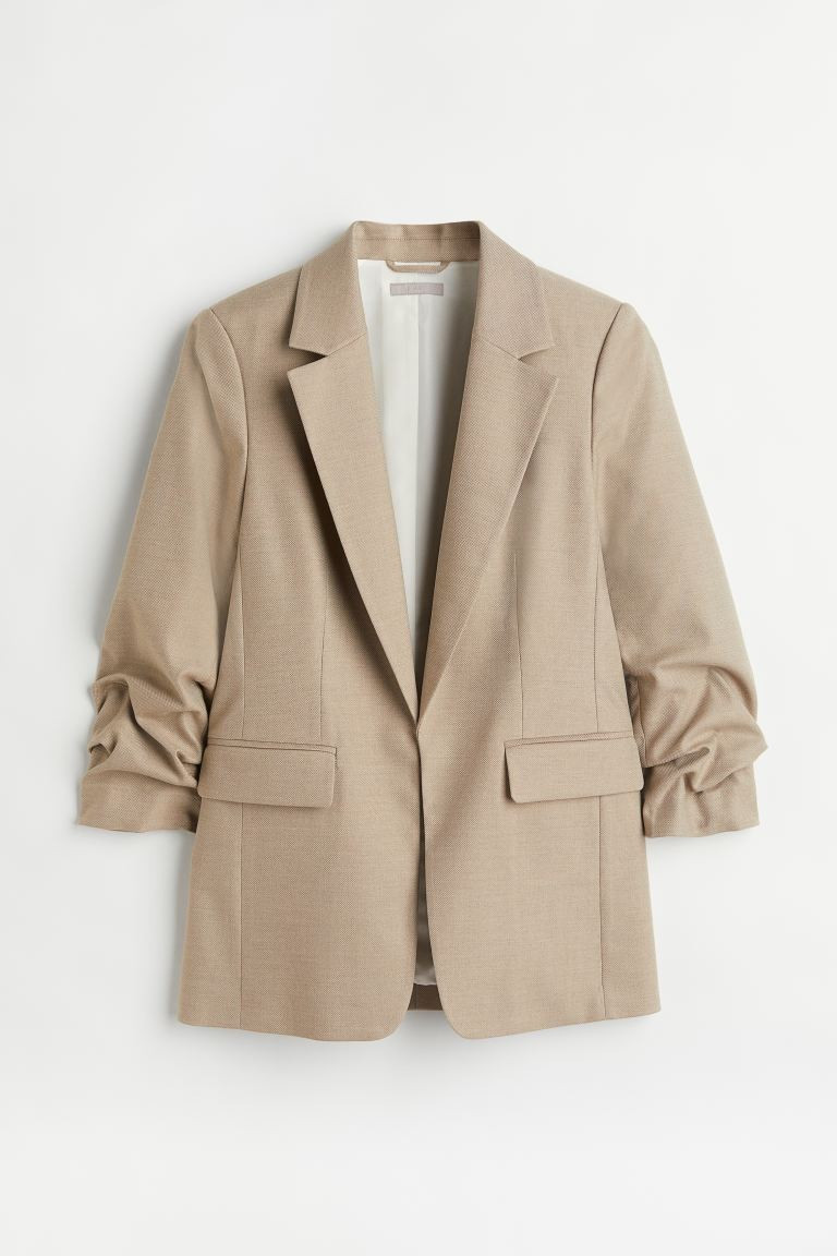 Gathered-sleeve Jacket | H&M (US + CA)