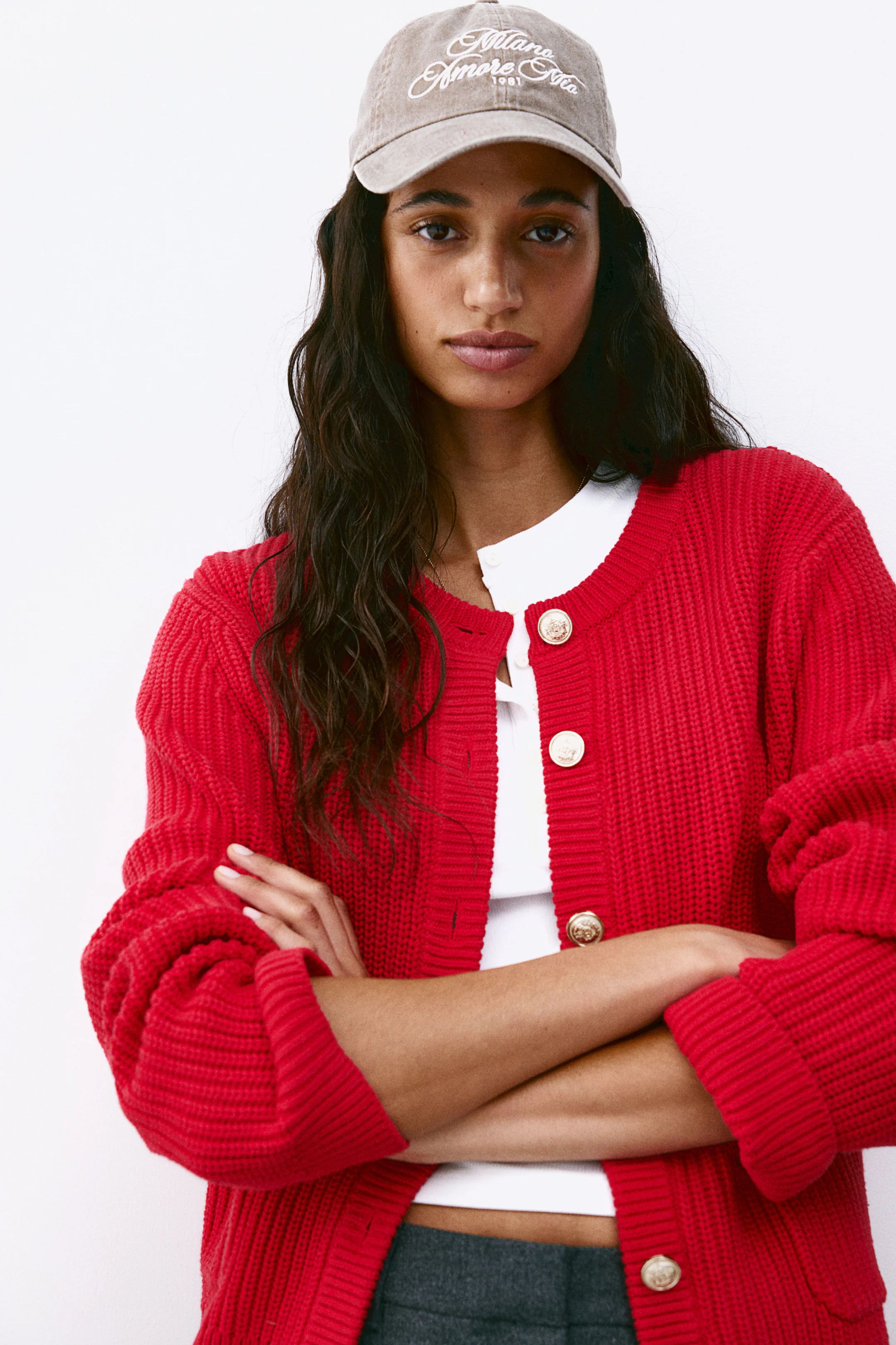 Rib-Knit Cardigan | H&M (US + CA)