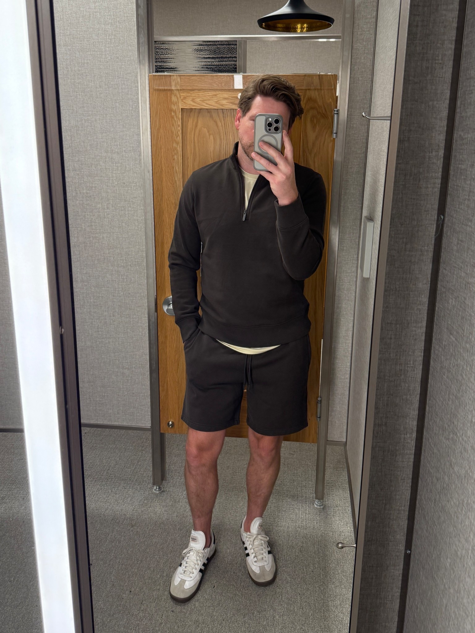 Nordstrom anniversary sale faves- matching set zella performance fleece. This quarter zip pullover is perfect weight to and from the gym and fits true. Shorts are great length and fit true

#LTKMens #LTKActive #LTKFindsUnder100