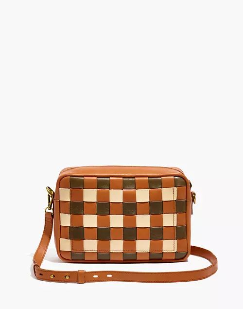 The Large Transport Camera Bag: Multicolored Woven Edition | Madewell