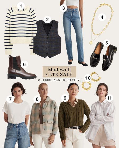 25% OFF sitewide this weekend on Madewell x LTK sale! Don’t forget to copy the promo code shown below and use it at checkout 😉
-
Fall Outfits. Winter outfits. Boots. Shoe crush. Jewelry. Vest. Jeans. Outfit ideas. Sale alert. 

#LTKsalealert #LTKSale #LTKSeasonal