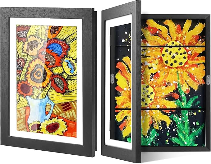 2 Pack Kids Art Display Frame - 18"X13" Front Opening Kids Artwork Frames Changeable, Artwork Pic... | Amazon (US)