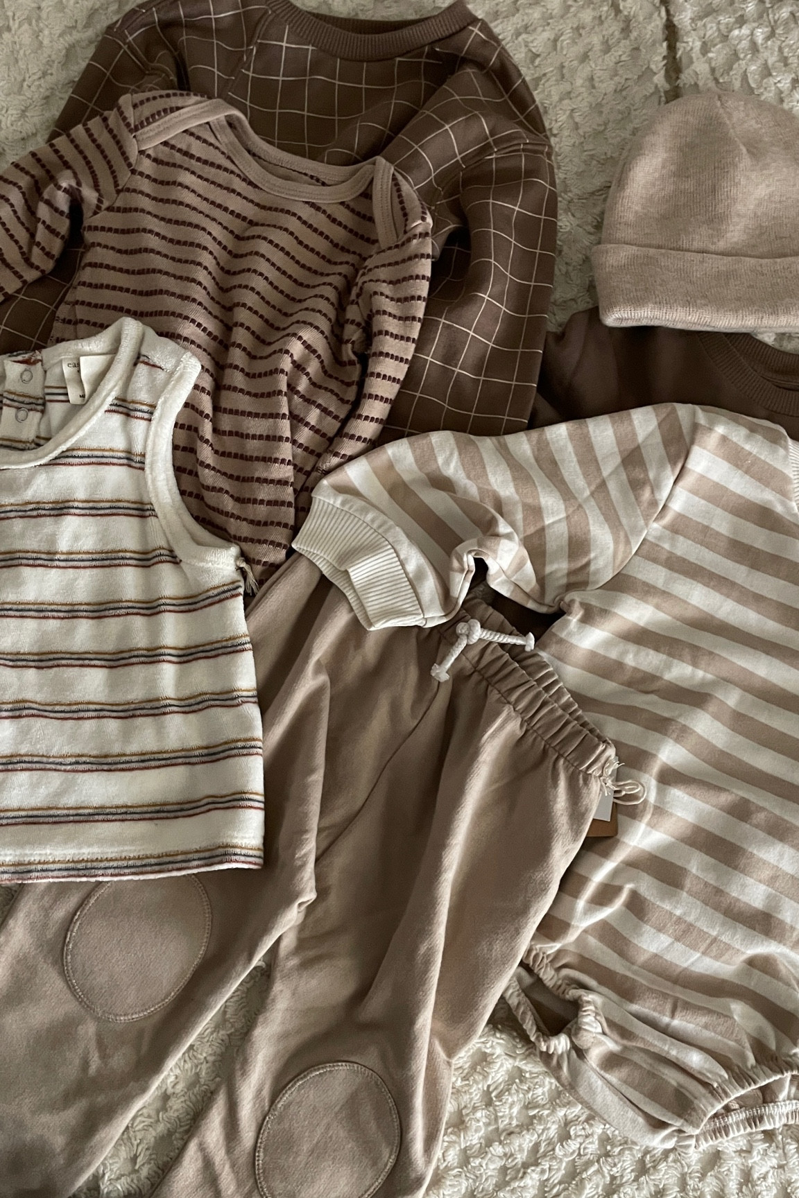 cutest neutral fall baby clothes at walmart right now! 🥹 only $8 each + the tank was on sale for $3!!

#fallfashion

#LTKbaby #LTKsalealert #LTKSeasonal