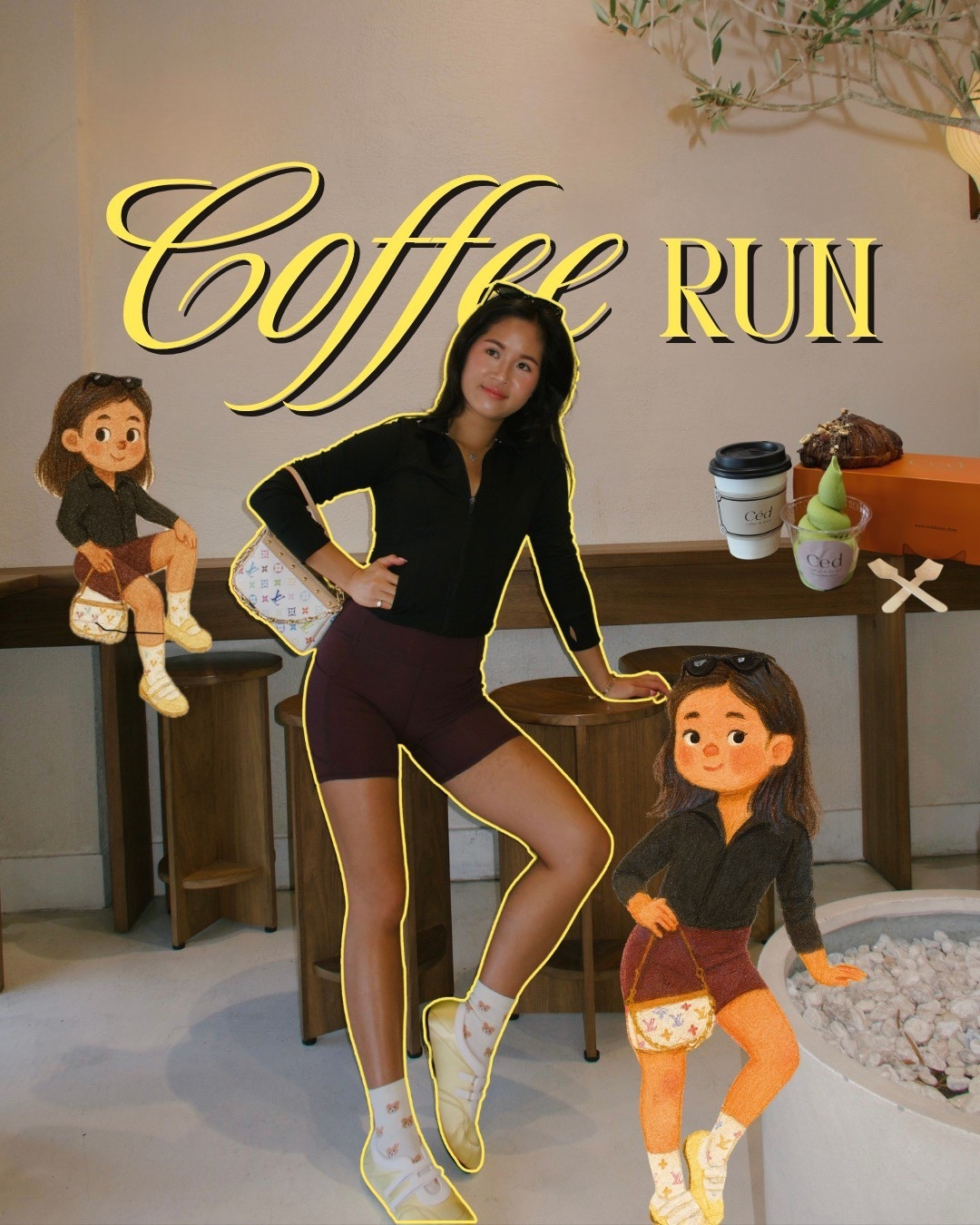 Coffee run with this fall matching set from Fabletics! Love this rich wine color for autumn 🍂 

#LTKPetite #LTKActive #LTKSeasonal