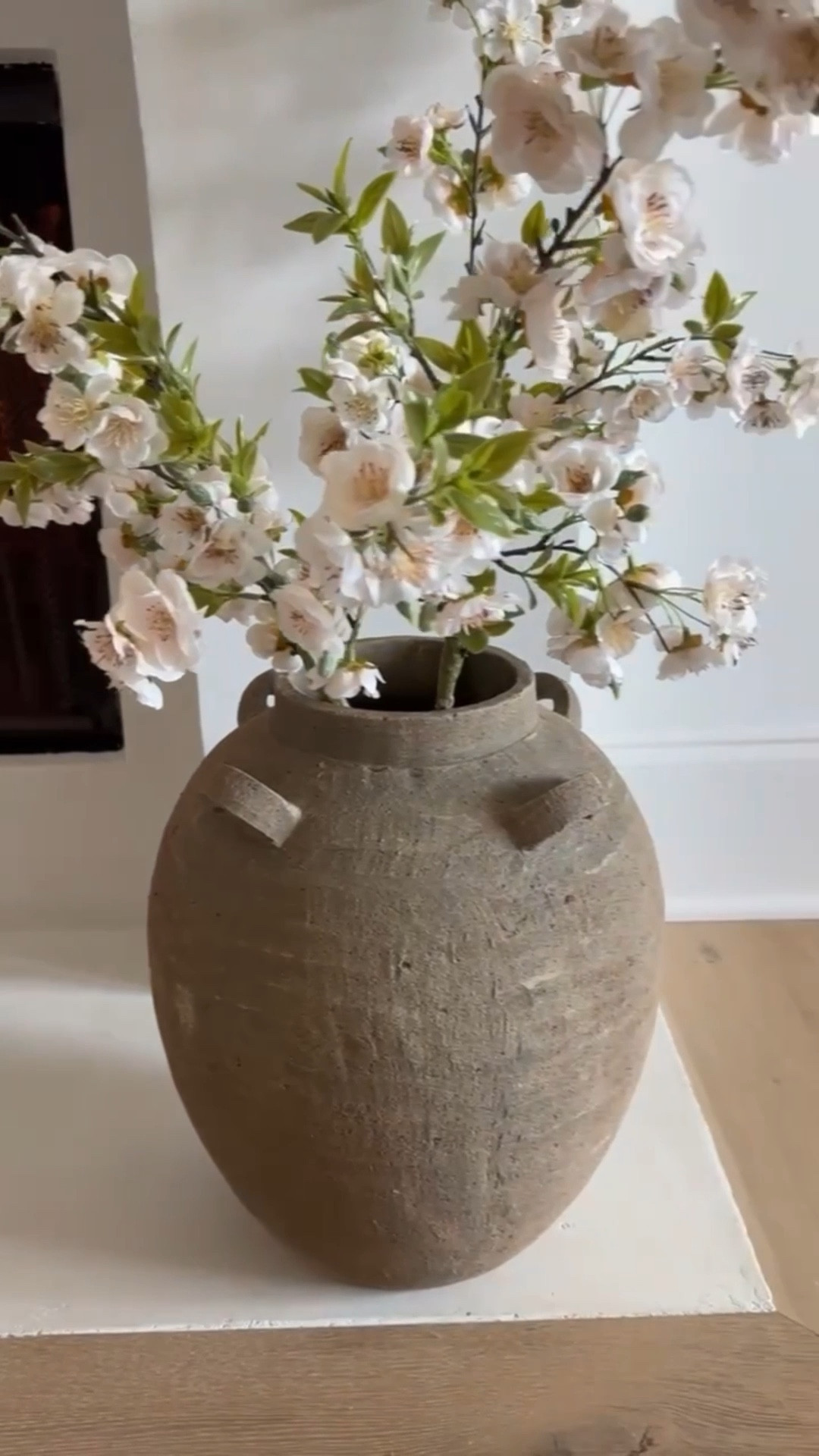 Love this cement planter for the size, shape, and rustic texture 

Wayfair vase
Amazon faux cherry blossom 

#LTKWatchNow #LTKSaleAlert #LTKHome