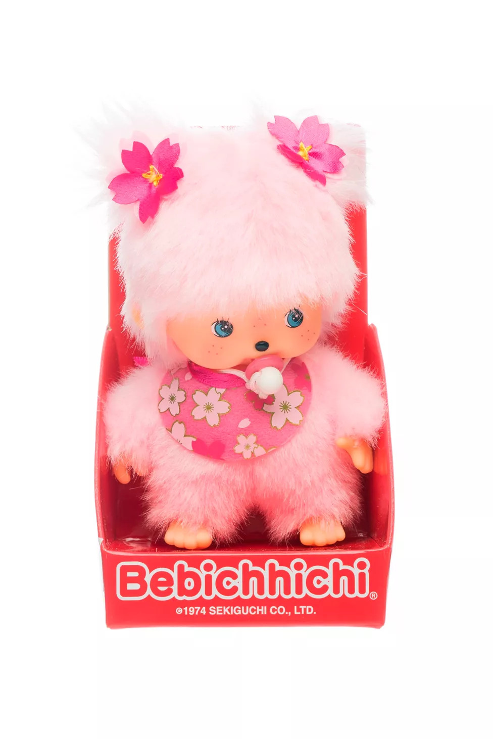 Monchhichi Classic Bebichhichi Sakura Cherry Blossom Plushie | Urban Outfitters (US and RoW)