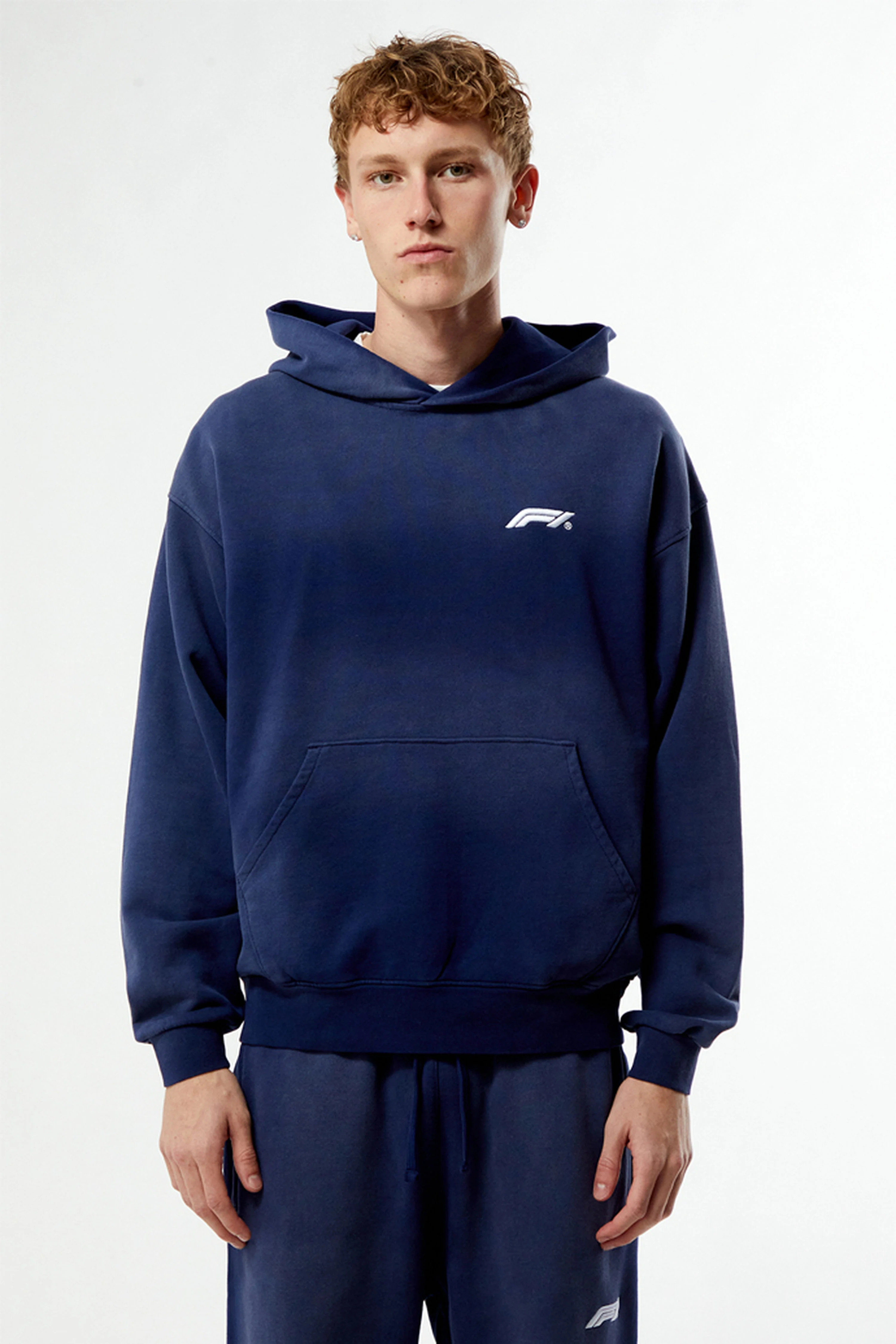 Formula 1 x Pacsun Las Vegas Washed Blue Logo Hoodie | PacSun