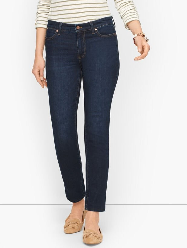 Slim Ankle Jeans - Meteor Wash | Talbots