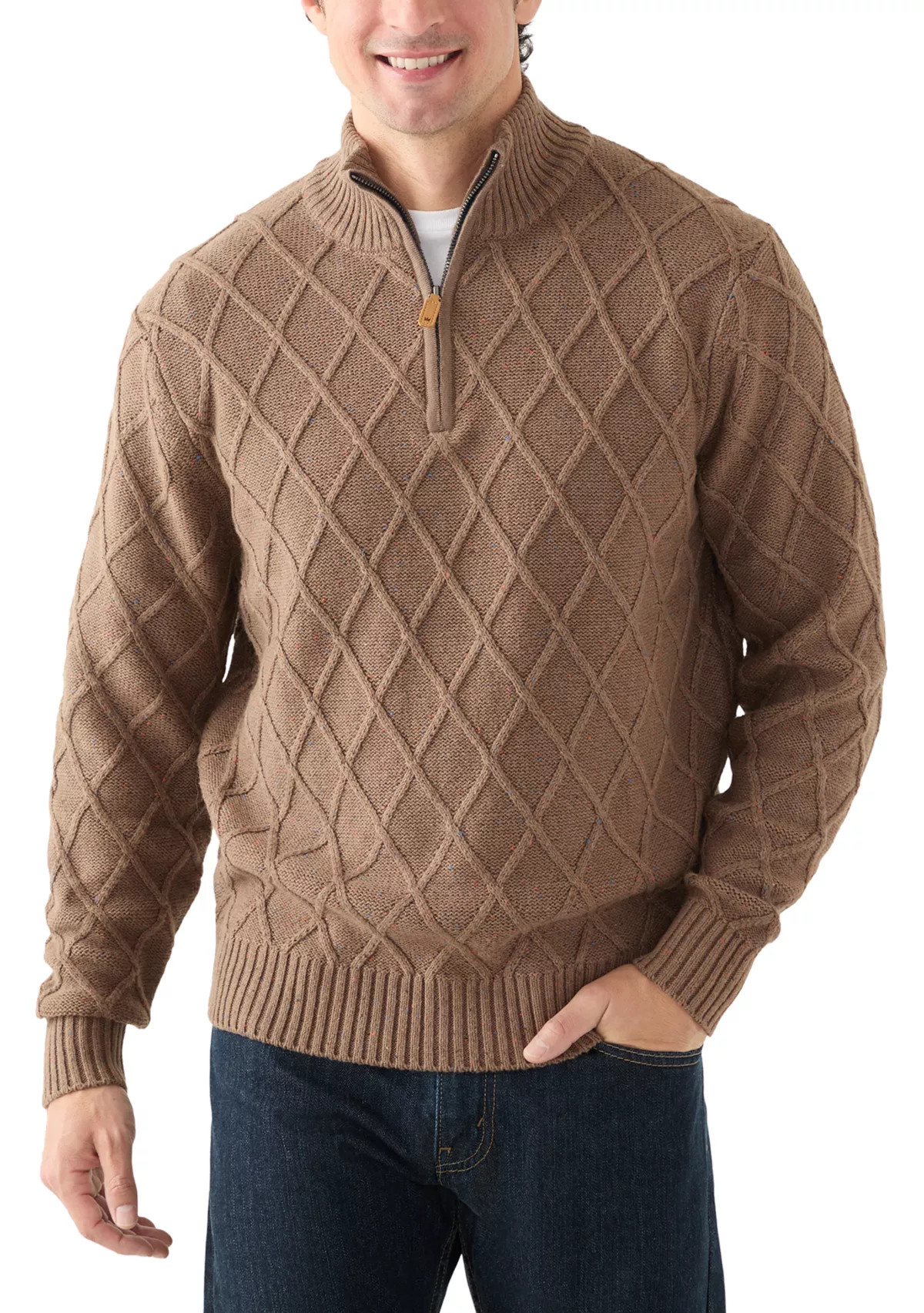 Men's Donegal Quarter Zip Sweater | Belk