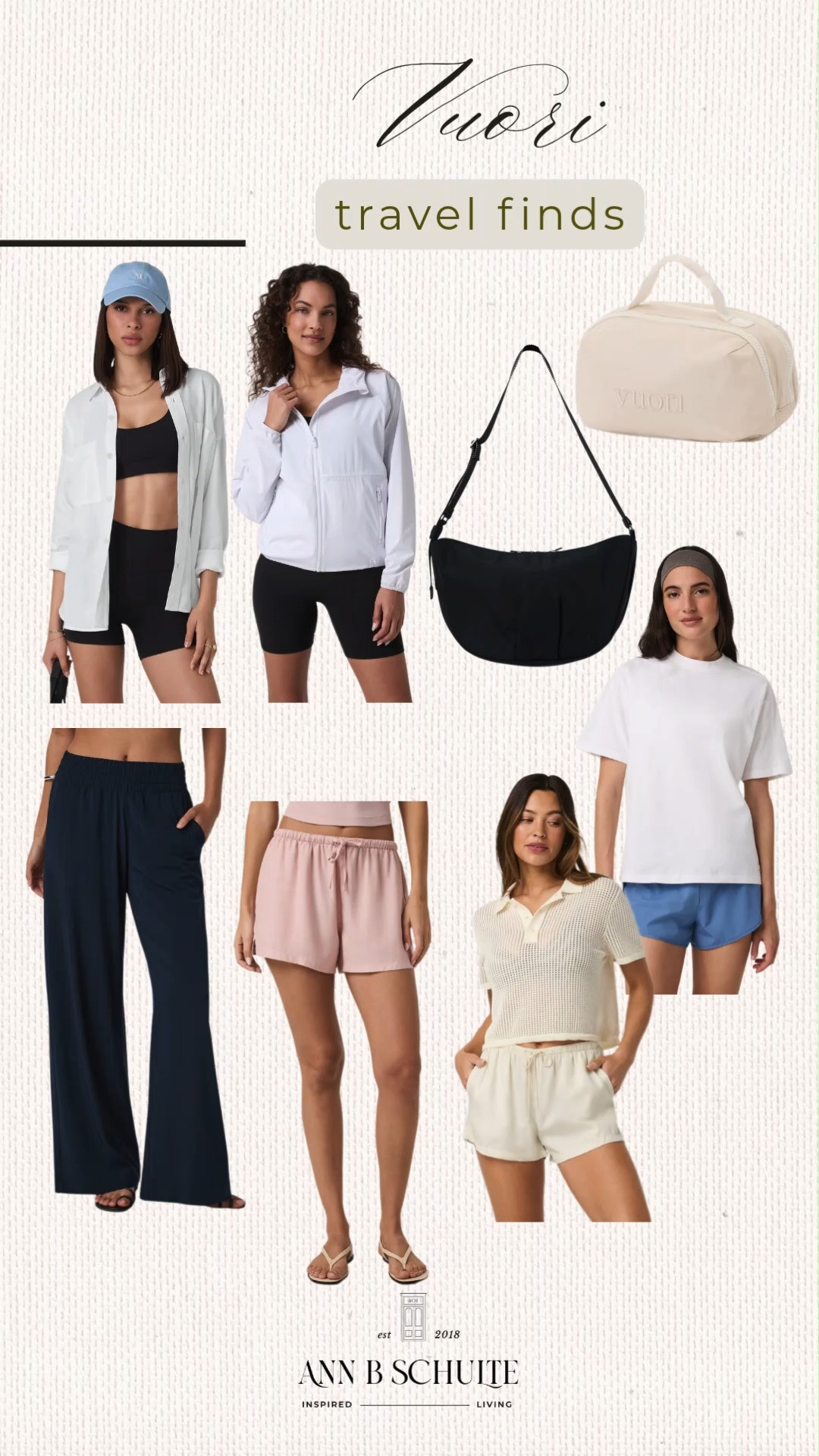 Vuori travel finds that keep airport outfits polished and suitcase packing easy. Soft layers, comfy sets, and carry-on staples made every mile feel lighter ✈️🧳🤍 #Vuori #TravelStyle #AirportOutfit #CarryOnEssentials #TravelFinds #AthleisureStyle #ComfyOutfits #TravelWardrobe #CasualChic #LTKTravel 

 #LTKootd #LTKTravel