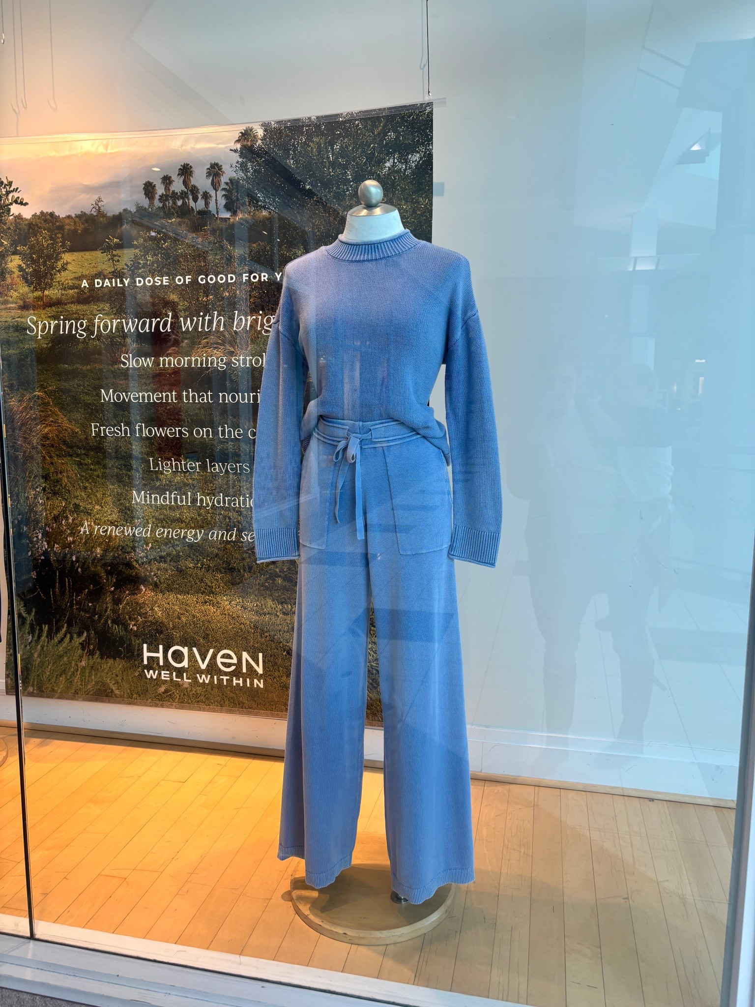 Beautiful, soft blue lounge set 