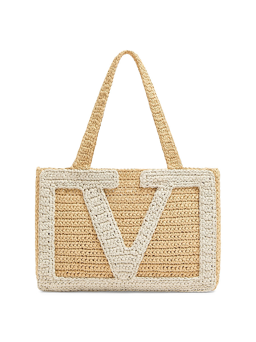 Women's Viva Superstar Medium Shopping Tote Bag - Natural Butter | Saks Fifth Avenue