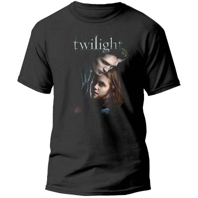 Men's Twilight Short Sleeve Graphic T-Shirt - Black L | Target