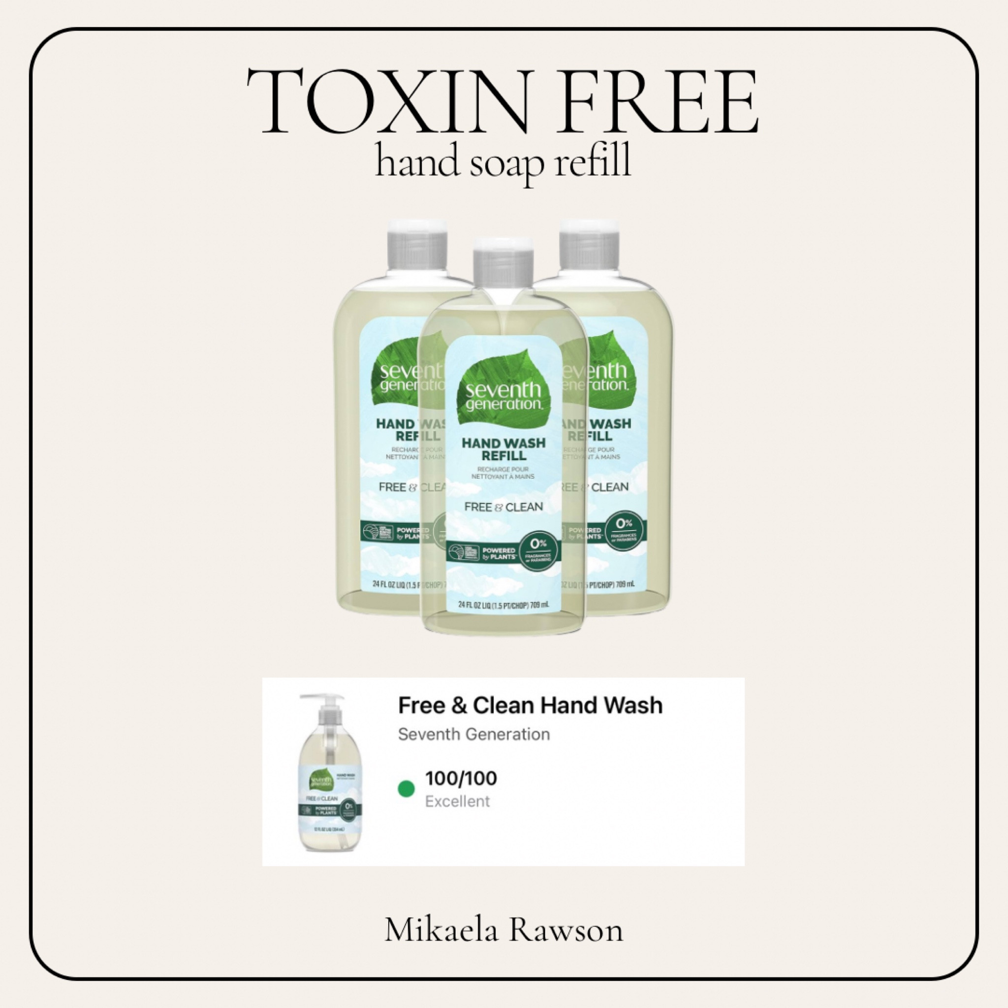 Toxin free hand soap refill! 🤍

#LTKHome