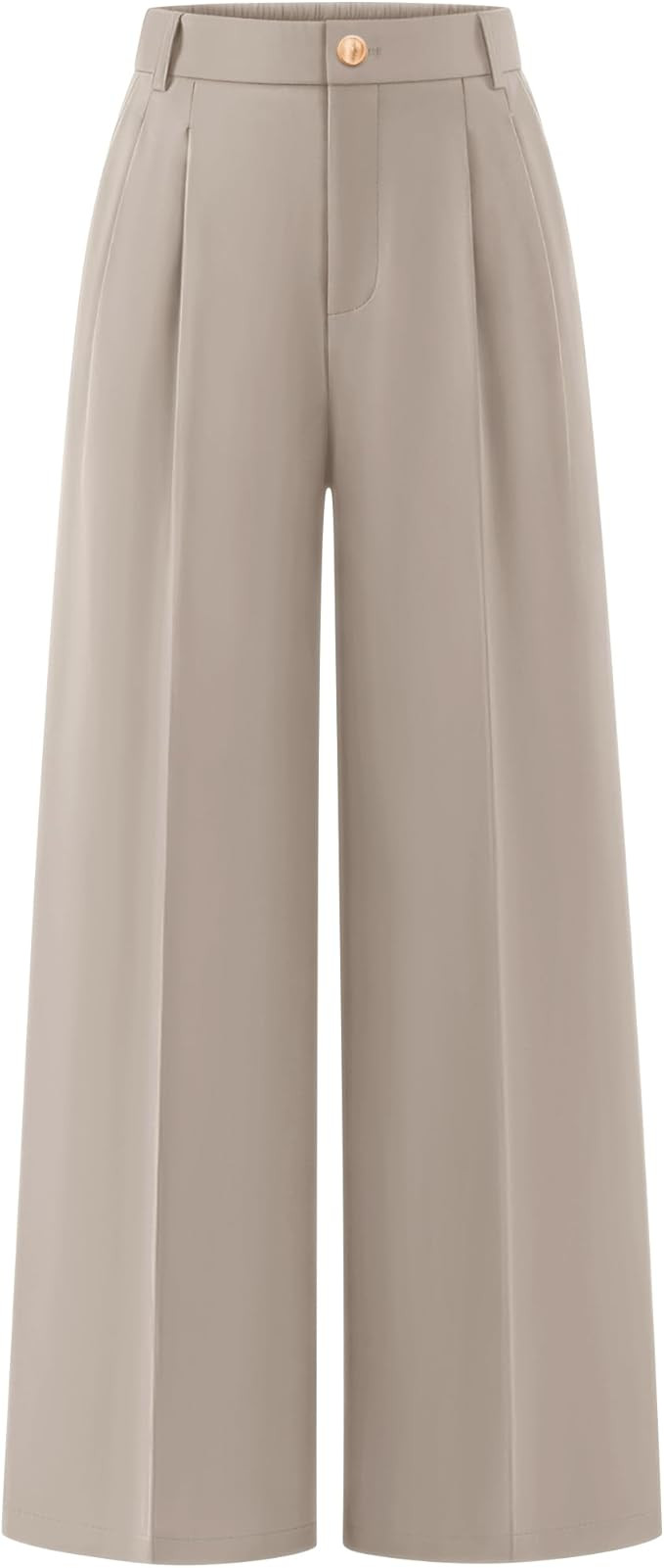 ZESICA Women's Wide Leg Dress Pants 2026 High Waisted Business Casual Palazzo Pants Work Office S... | Amazon (US)