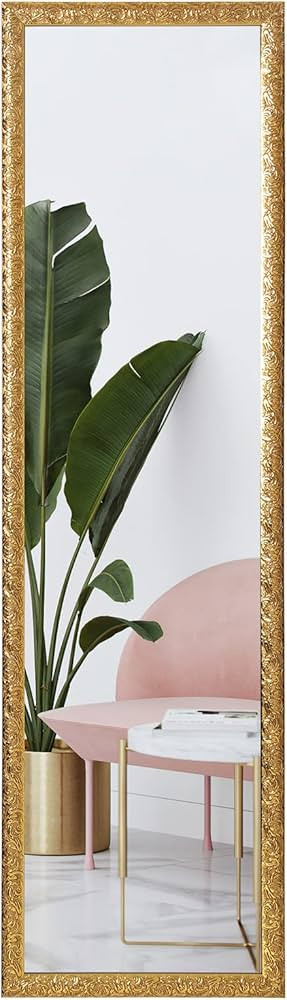 LFT HUIMEI2Y Door Mirror Full Length, 50" x14" Over The Door Full Body Wall Mirror, Full Length M... | Amazon (US)