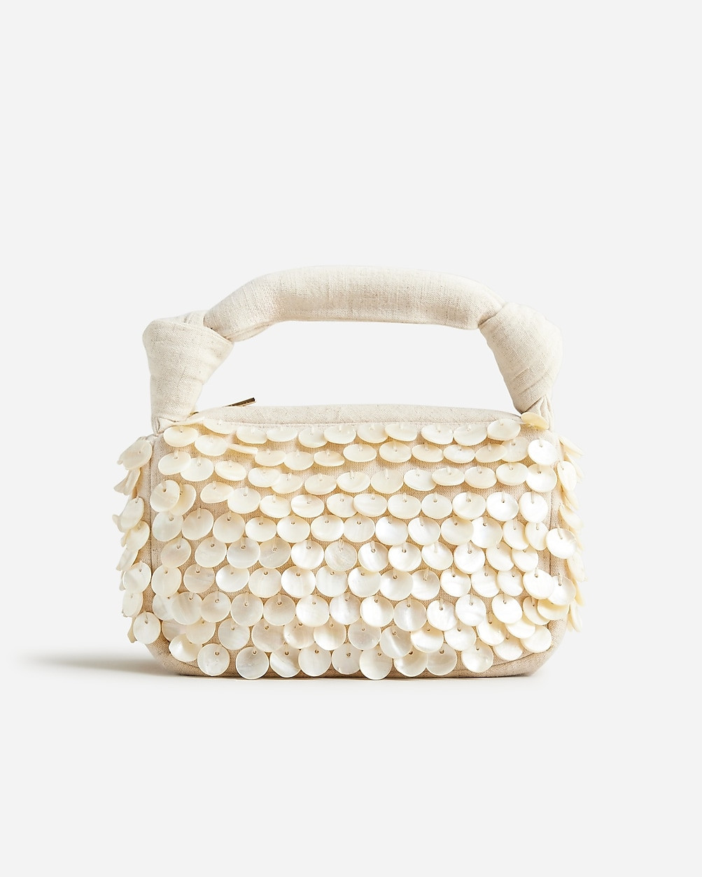 Mother-of-pearl top-handle bag | J. Crew US