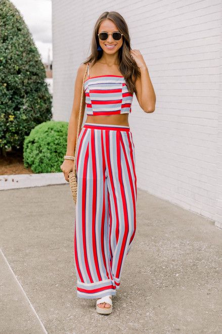 Think About You Two Piece Red | The Pink Lily Boutique