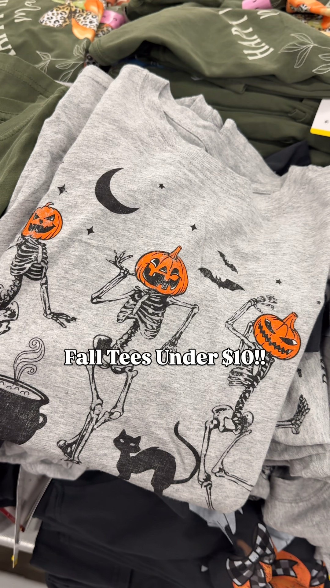 👻🖤 Affordable spooky style alert!! 🖤👻
I still can’t believe these Halloween tees are under $10 😱🎃 The quality is so good and the designs are seriously too cute to pass up!! ✨

Perfect for pumpkin patch days, trick-or-treating with the kids, or just living your best cozy fall life 🍂🕸️

👉 Tap to shop before they disappear into the night 👀🧡 I also added some cute Halloween sweaters under $20five

#HalloweenTees #SpookySeasonStyle #AffordableFashion #FallOOTD #BudgetFriendlyFinds #Halloween2025


#LTKFindsUnder50 #LTKStyleTip #LTKSeasonal