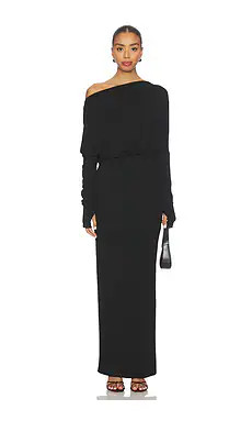 ALL THE WAYS x Emma Leger Florrie Maxi Dress in Black from Revolve.com | Revolve Clothing (Global)