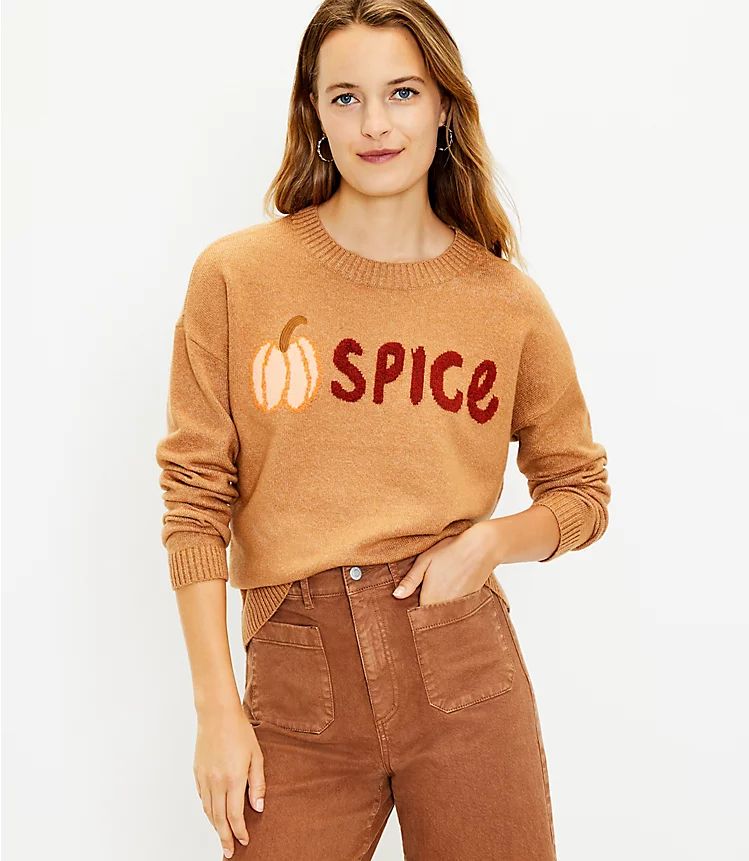 Pumpkin Spice Sweater | LOFT