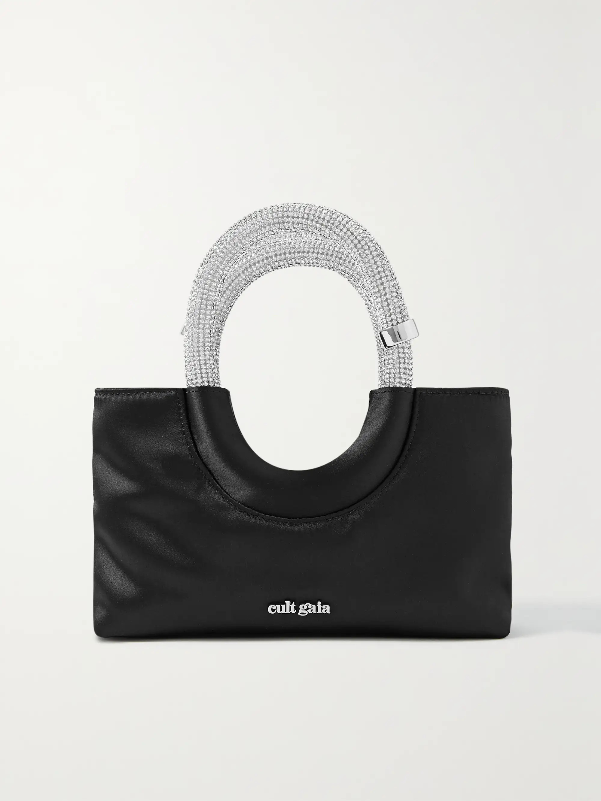 Nika crystal-embellished satin tote | NET-A-PORTER (UK & EU)
