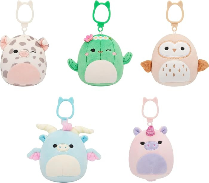 Squishmallows Original Clip 5-Pack (Byron, Hargrove, Maritza, Ruth, Rosie) \u2013 Official Jazwar... | Amazon (US)