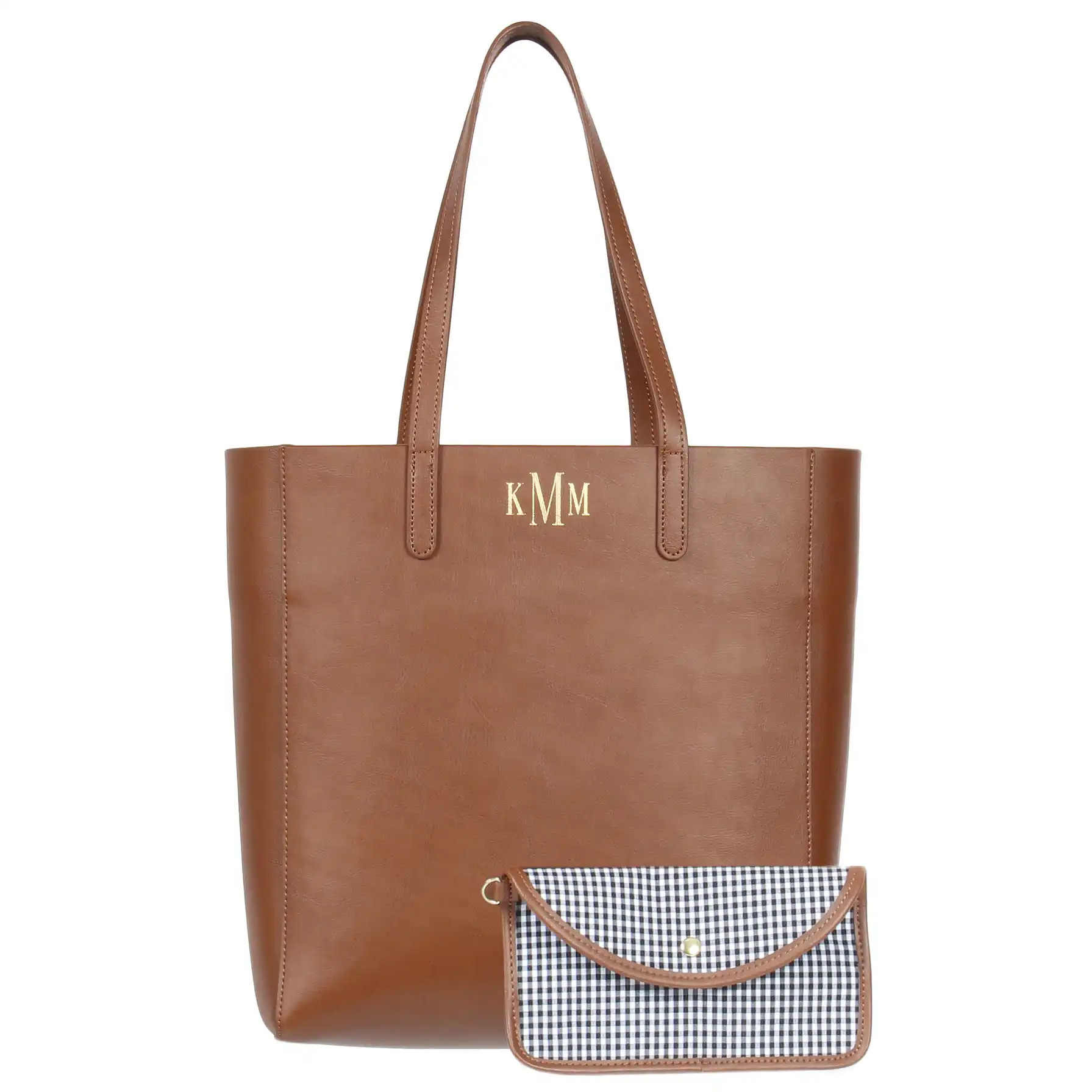 Monogrammed Leather Tote Bag | Marleylilly