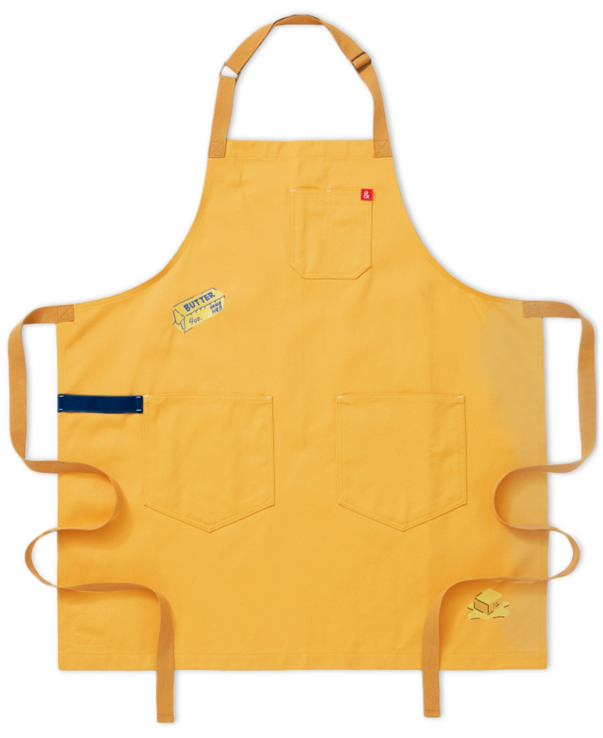 Hedley & Bennett Limited Edition Cotton Essential Adjustable-Neck Apron - Butter | Macy's