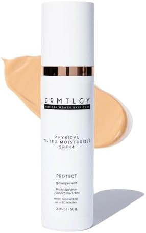 DRMTLGY Physical Tinted Moisturizer with SPF 44. Universal Tint. All-In-One Mineral Tinted Sunscr... | Amazon (US)