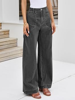 Cicy Bell Womens Wide Leg Jeans High Waisted Baggy Denim Pants | Amazon (US)