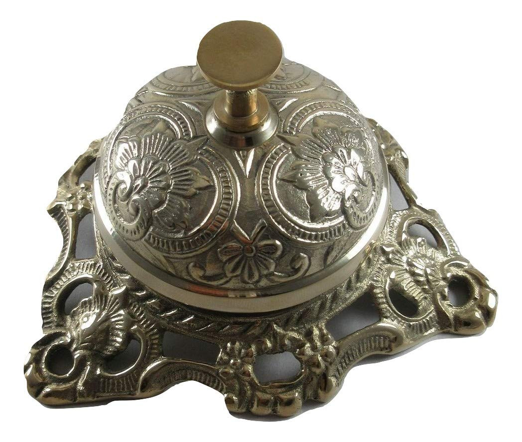 Upper Deck Ornate Solid Brass Hotel Counter Bell | Amazon (US)