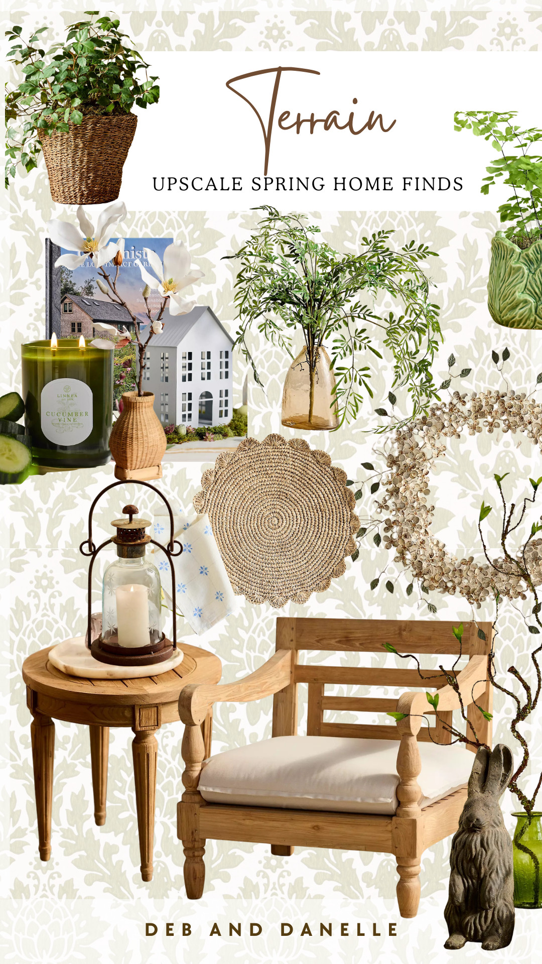 Terrain's new Spring home decor picks are here, and there are some stunning, upscale pieces that would look amazing in your home. Here are some of my favorite pieces.  

 

#LTKSeasonal #LTKHome